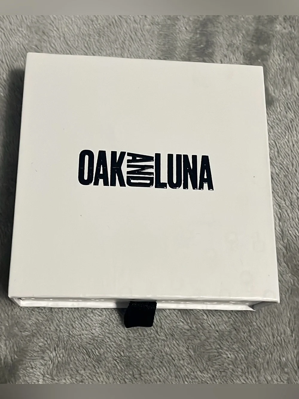 Oak And Luna Gold Initial M Cuban Link Chain Necklace Personalized With Box